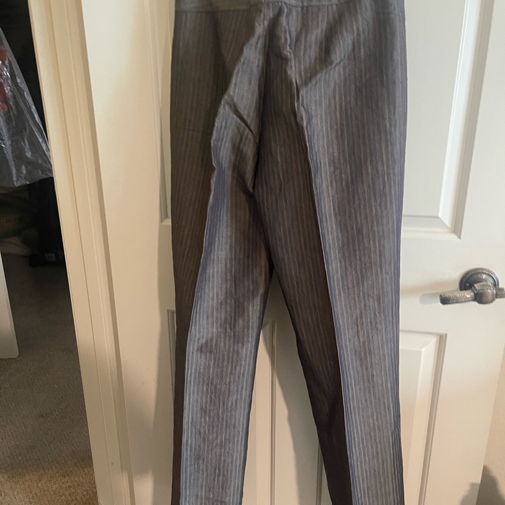 Men's Gray Striped Pants